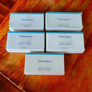 NEUTROGENA Bath Soap French‎ Milled Travel Size Set of 5